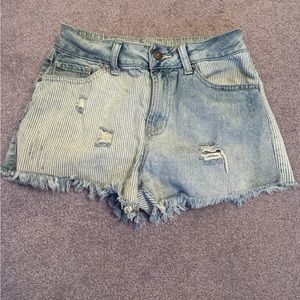 Rewash Ripped Denim Shorts